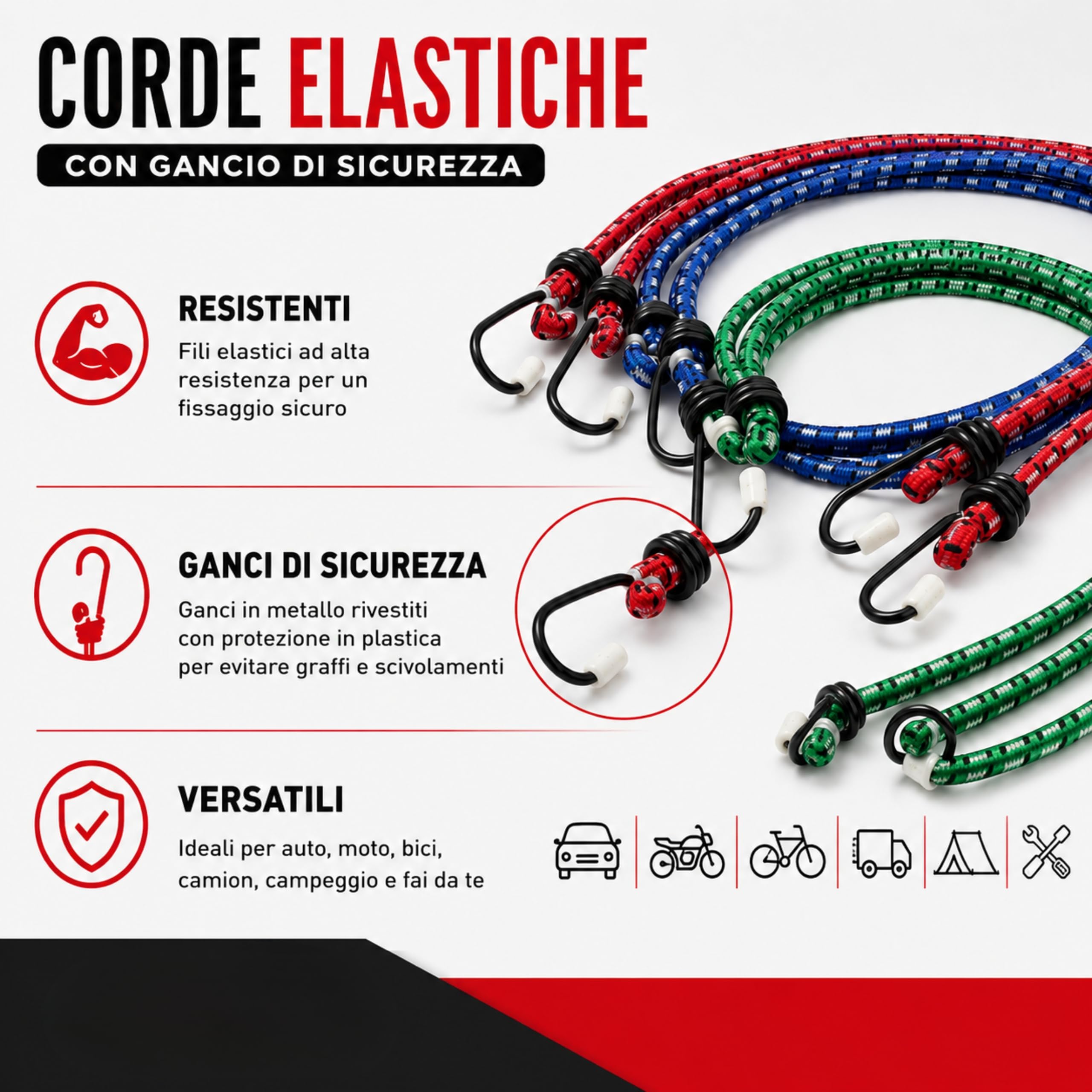 Bottari Flexistrang napinacz do bagażu 100 cm