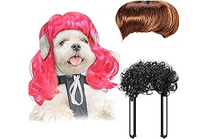3 Pieces Halloween Pet Wigs: Hilarious Frosty Waves for Your Pup