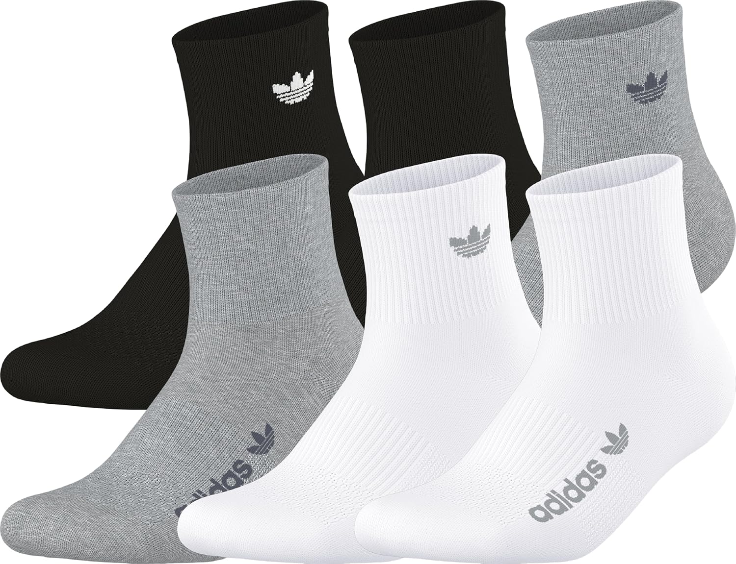 adidas Men's Adidas Mens Evo No Show Running Socks (3 Pairs) Performance & Training