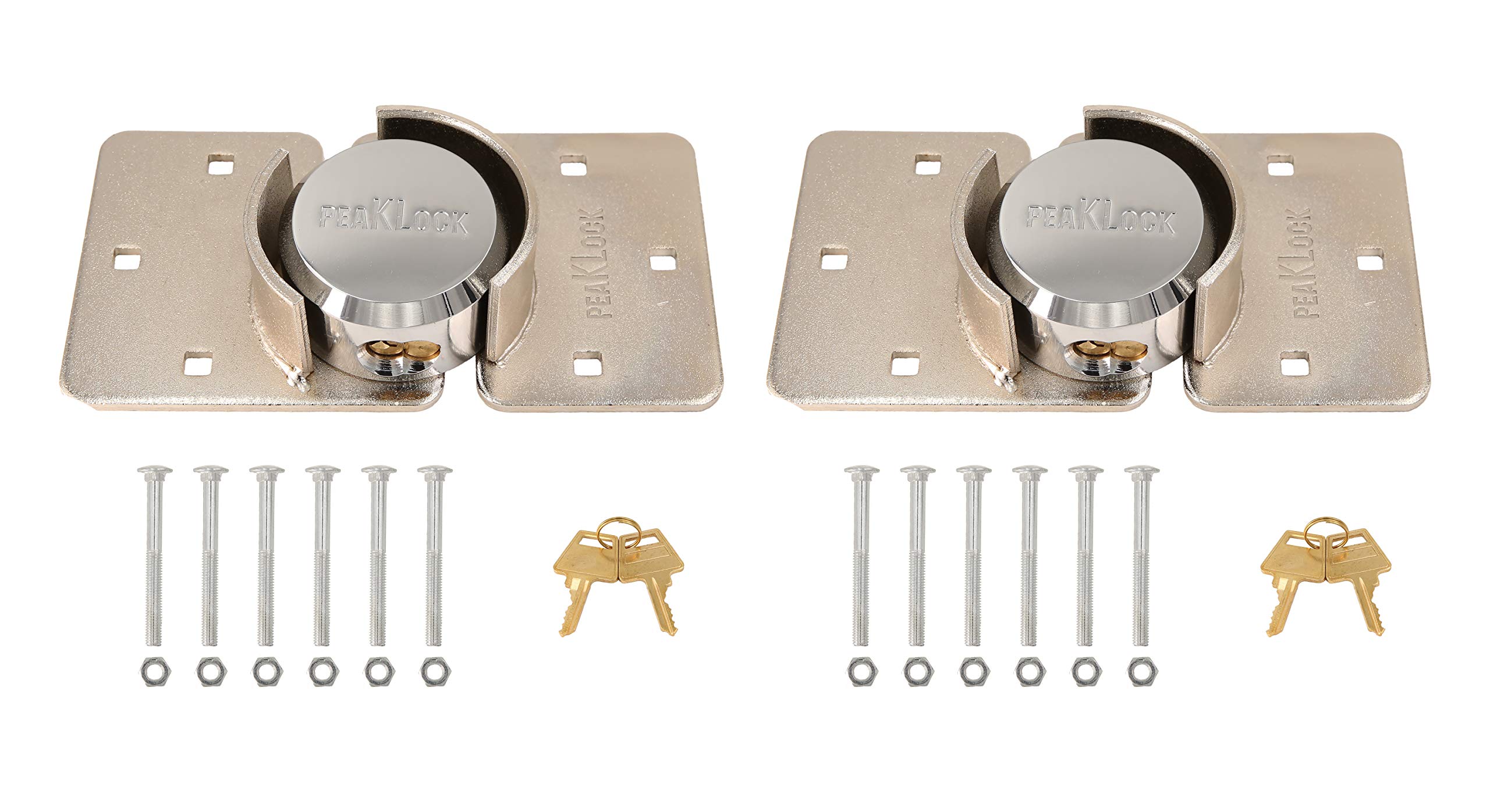 PEAKLOCK PLS0006 Heavy-Duty High Security Hasp with 2-7/8“ Keyed