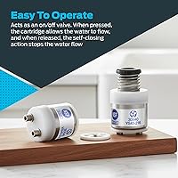 Vista 4 de EZ-FLO Grifo universal Bubbler con cartucho reemplazable, entrada IPS de 3/8 pulgadas, latón cromado, 10345LF