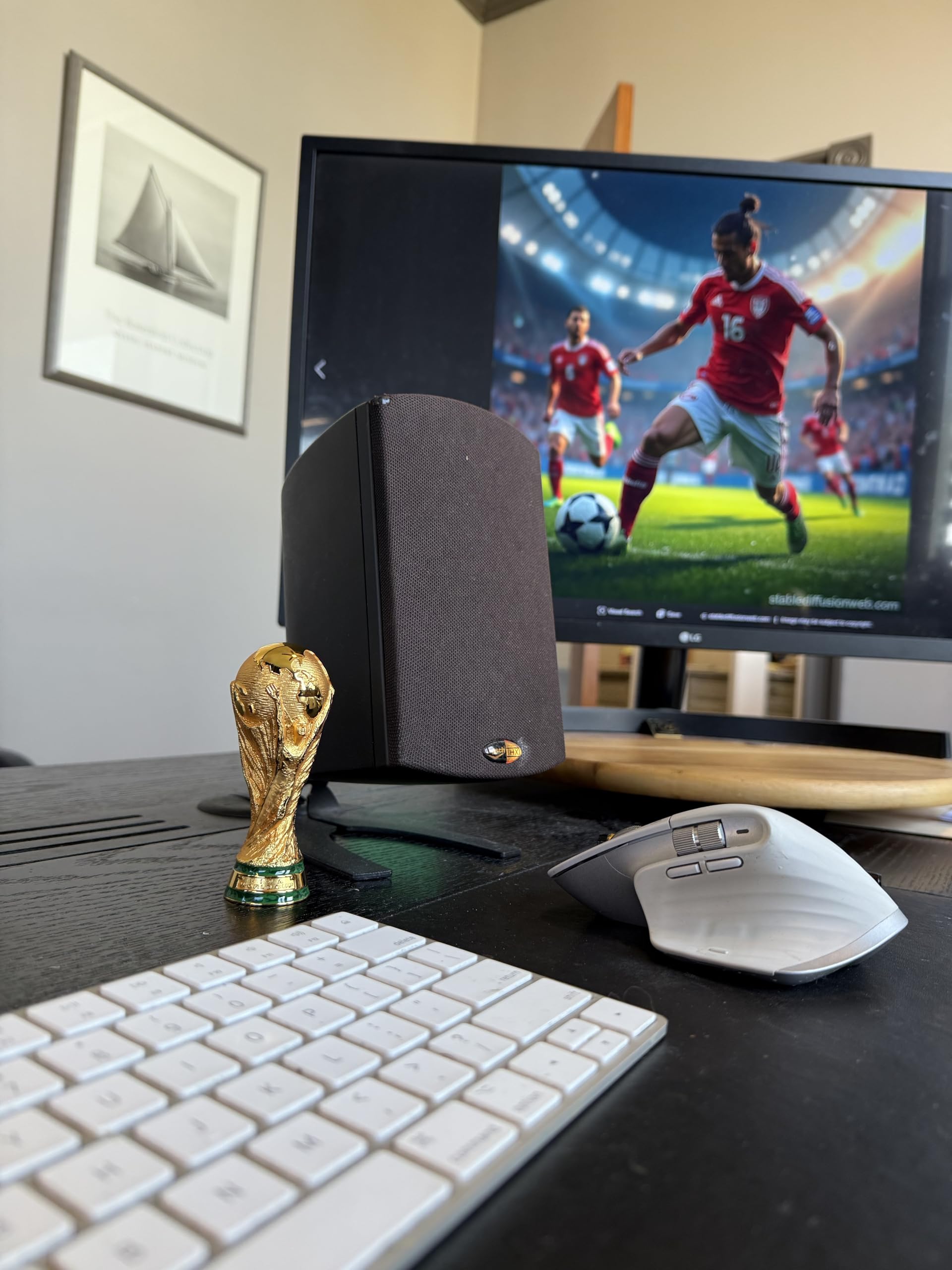 Offizielle FIFA Weltmeisterschaft 2026 Edition – 10,2 cm 3D-Nachbildungspophäe – limitierte Auflage – hochwertige gewichtete Zinklegierung – gebaut für die Ewigkeit; perfekt für Schreibtisch-Display