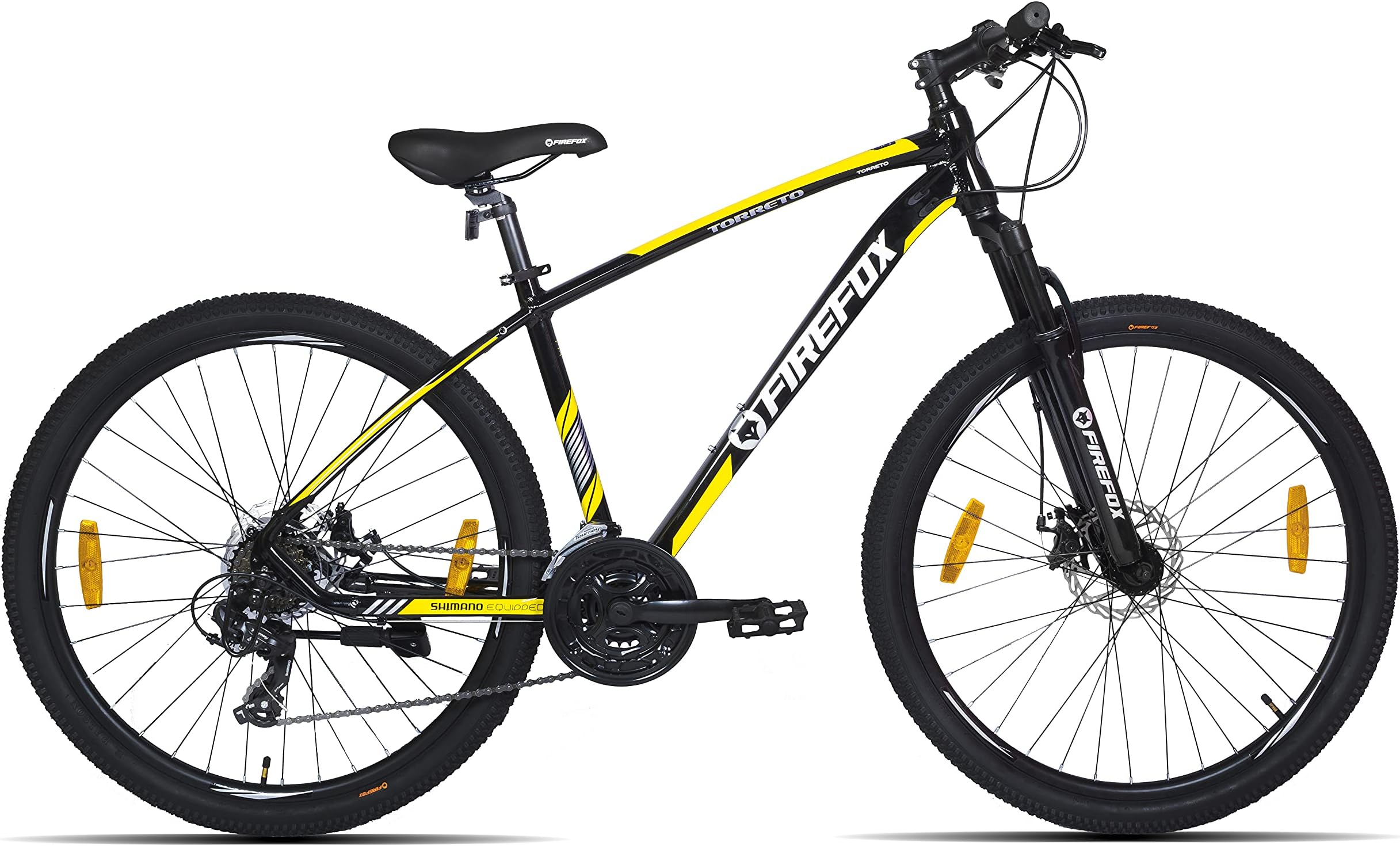 Firefox Bikes Bicycle 27.5 (Torreto D 21S) Blk/YLW 17