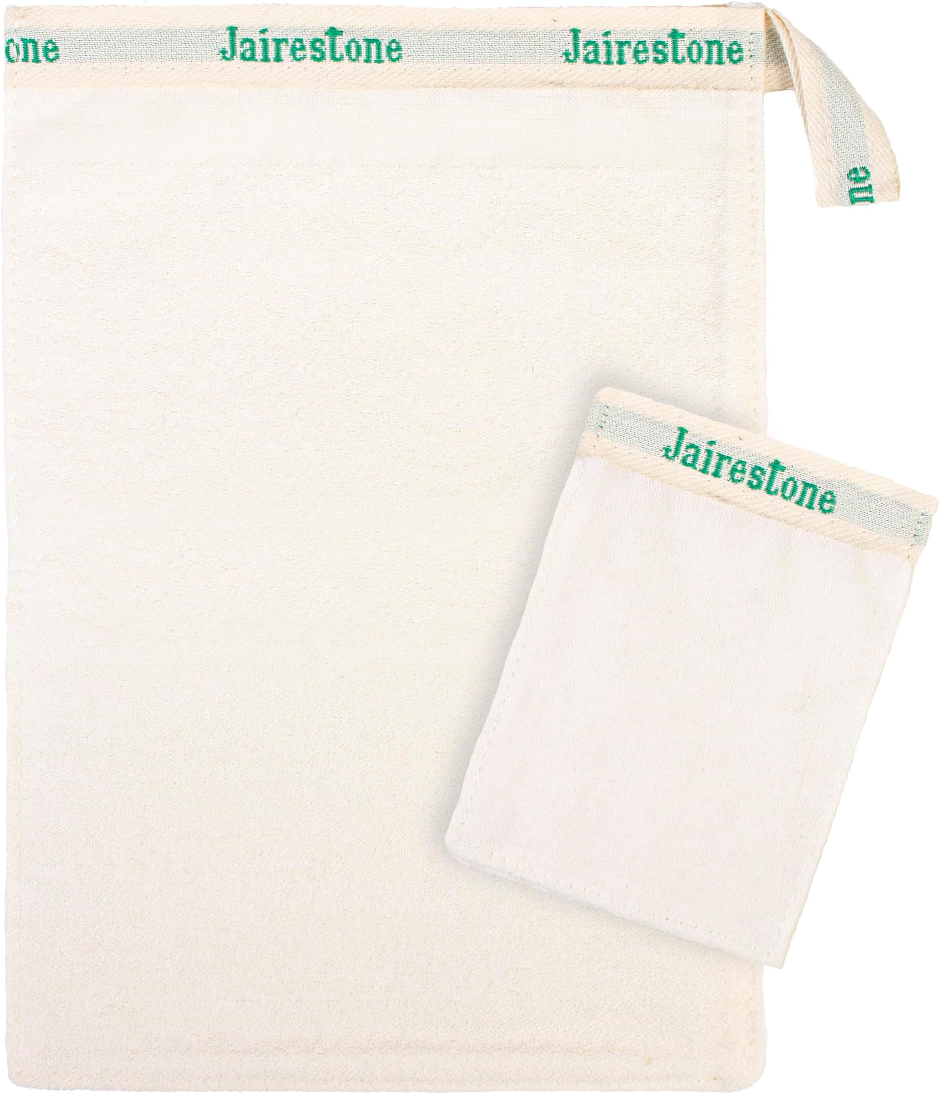 Jairestone Exfoliating Mitt - Body Exfoliator Scrubber - Exfoliating Bath Mitt - Spray Tan & Keratosis Pilaris Remover- Lift Away Dead Skin - Turkish Hammam Glove Exfoliating Kese - Set of 2 Mitts