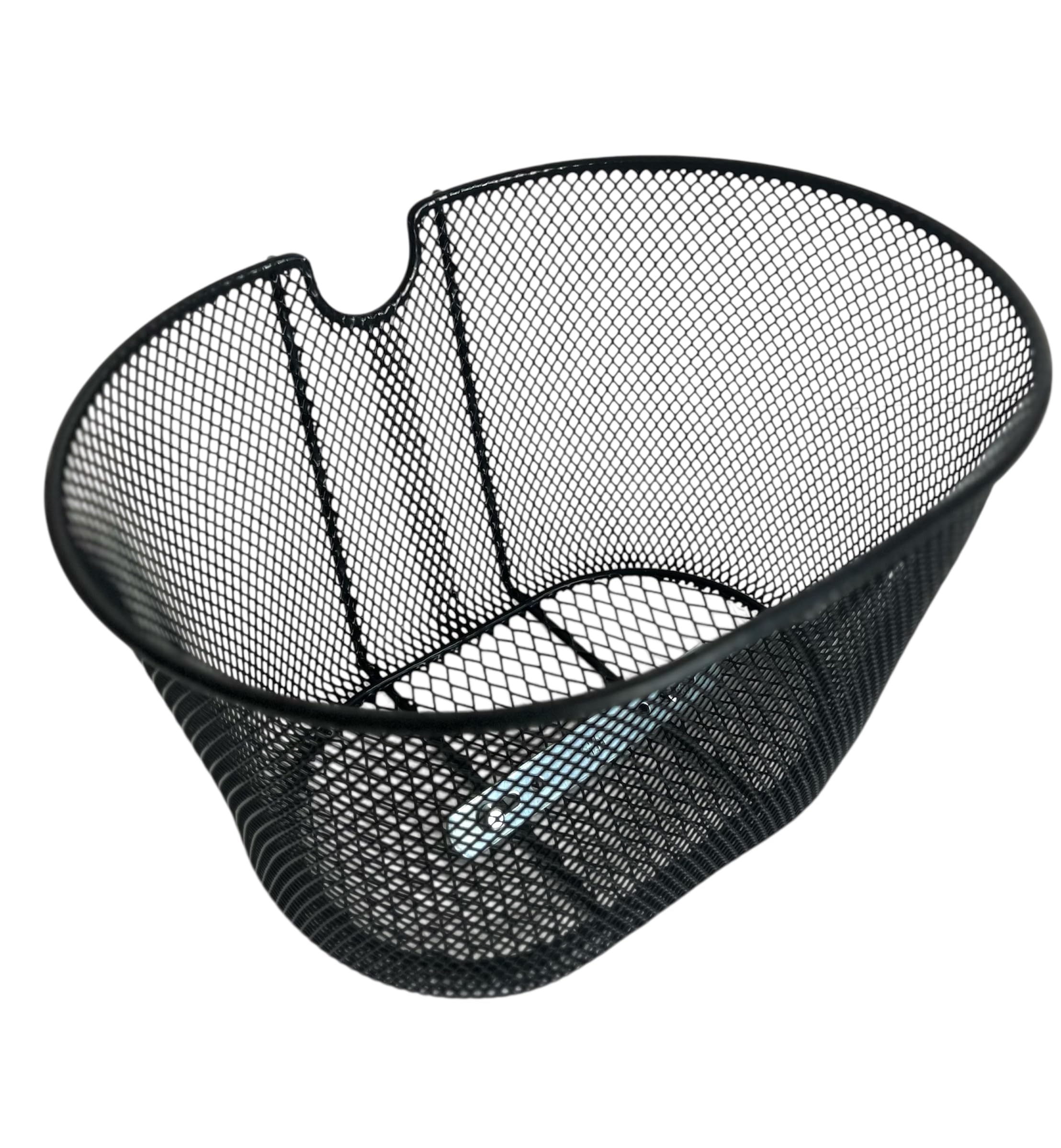 Koszyk rowerowy przedni metalowy siatka 26x17x24 cm 32x26 cm