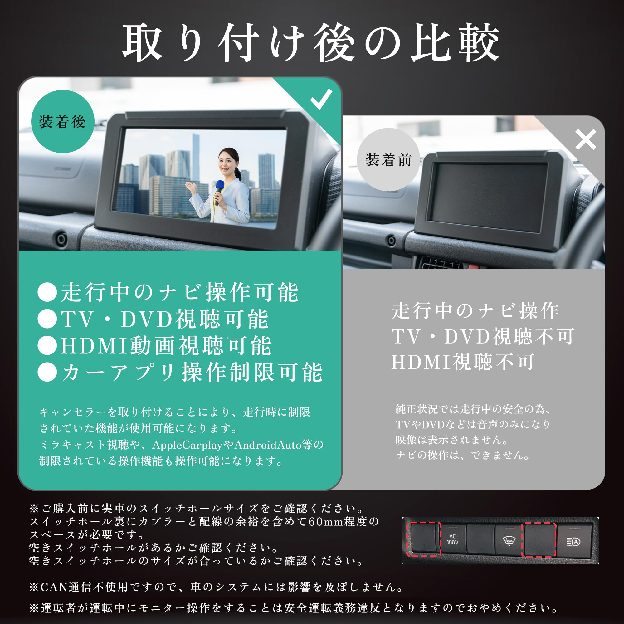 Amazon | カローラクロス 10系 ナビキャンセラー MXGA10 ZVG13