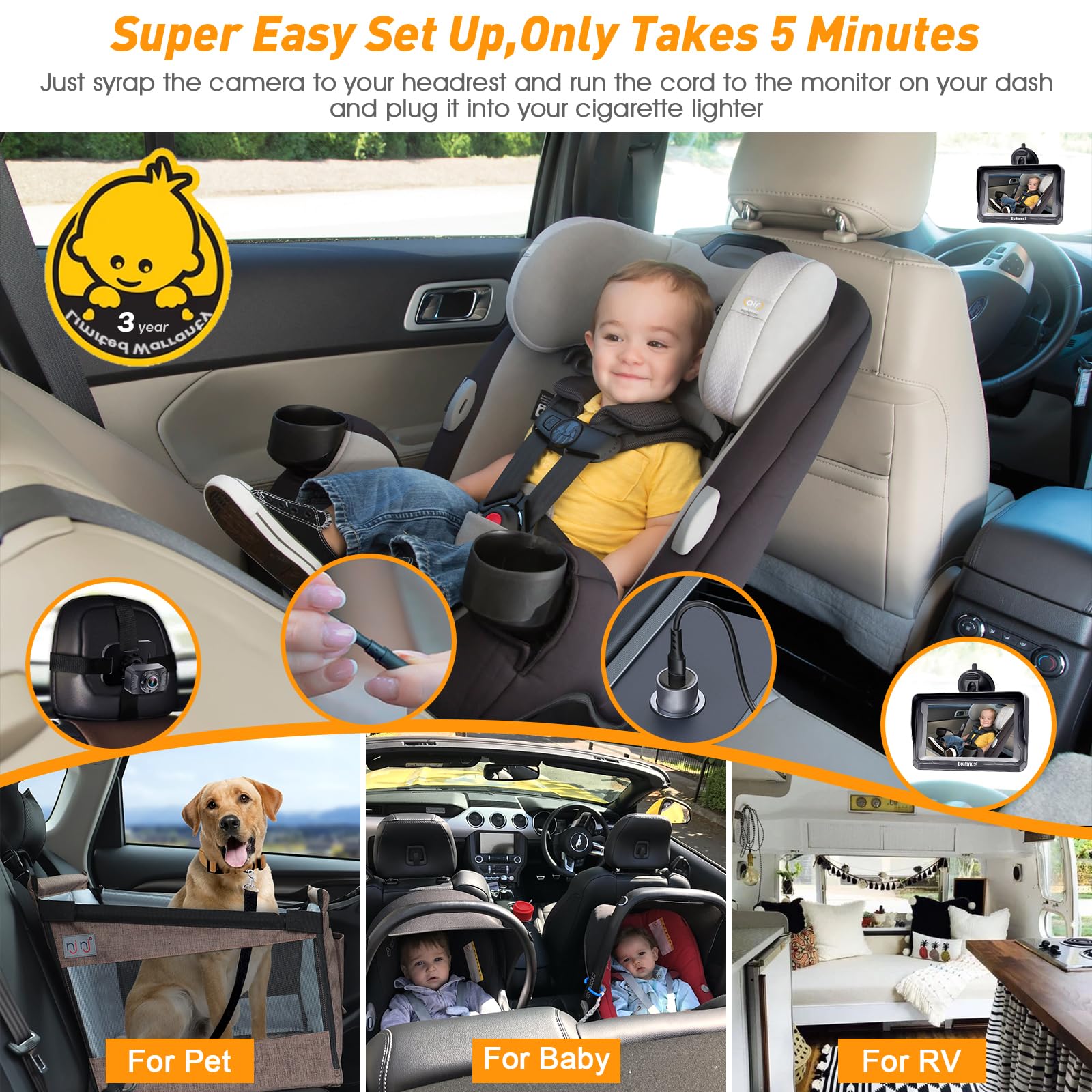 Baby Back Seat Camera Dohonest Baby Car Camera Manual Baby Car
