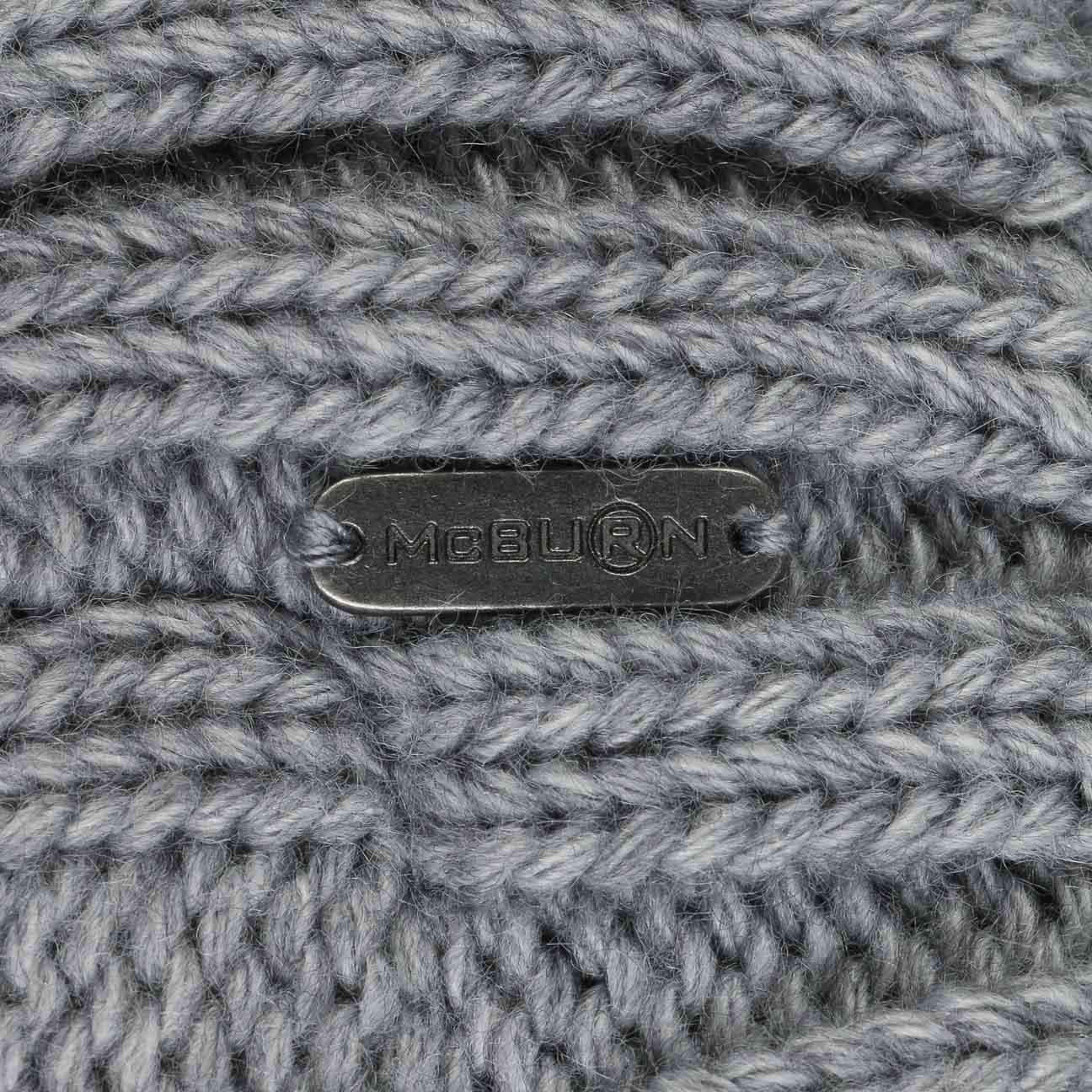Bonnet Cable Knit Britta Femme - Made in Italy pour l'hiver en Tricot a Pompon avec Visiere, Doublure, Doublure Hiver Automne-Hiver