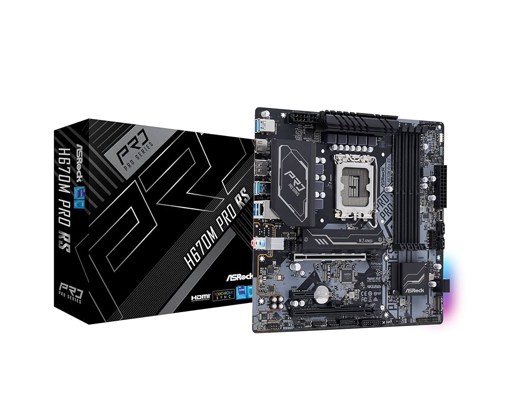 Amazon | ASRock マザーボード H670M Pro RS Intel H670
