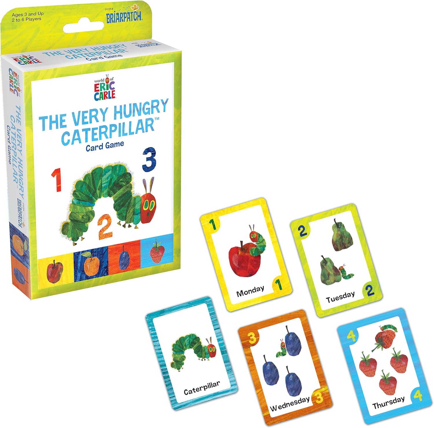 Briarpatch, World of Eric Carle Alphabet Go Fish Card Game, Featuring The Very Hungry Caterpillar, Preschool Learning For Kids