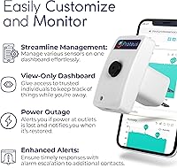Vista 4 de Proteus AMBIO - Sensor de temperatura y humedad Wifi con zumbador y alertas de correo electrónico/texto