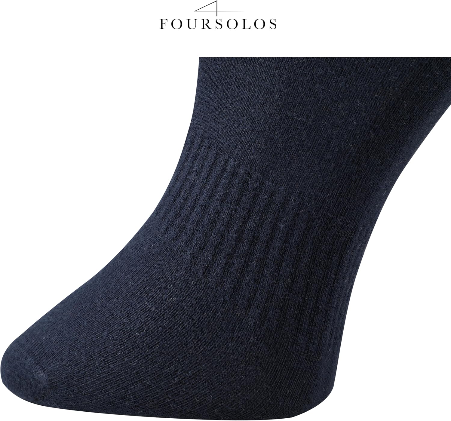 Men’s No-Show Cotton Socks, 5-Pack – Soft, Breathable, and Durable Ankle Socks for Running, Everyday Wear