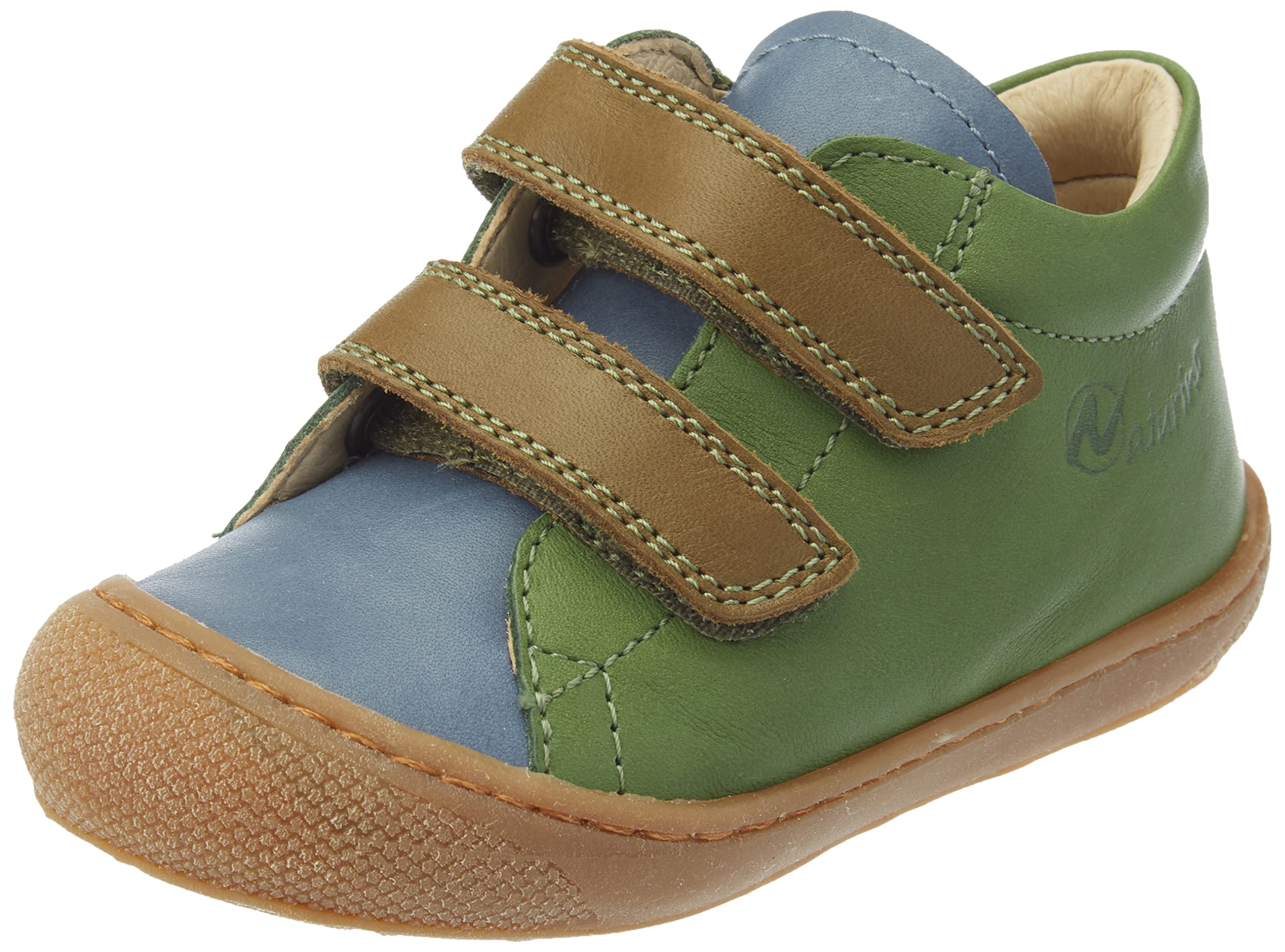 Naturino Cocoon VL-Suede First Walking Shoes, Sky Blue, 19 EU