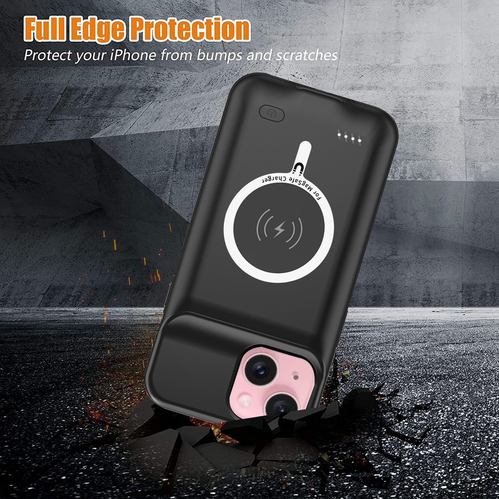 Amazon.com: Battery Case for iPhone 15 Plus, Upgraded 12000mAh