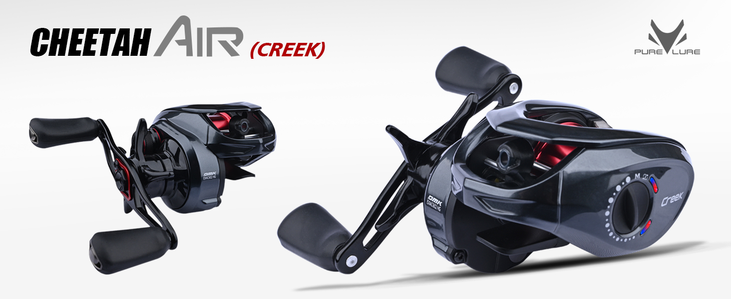 Amazon | PURELURE CHEETAH AIR CREEK DC BFS 釣りリール 3 モード調整