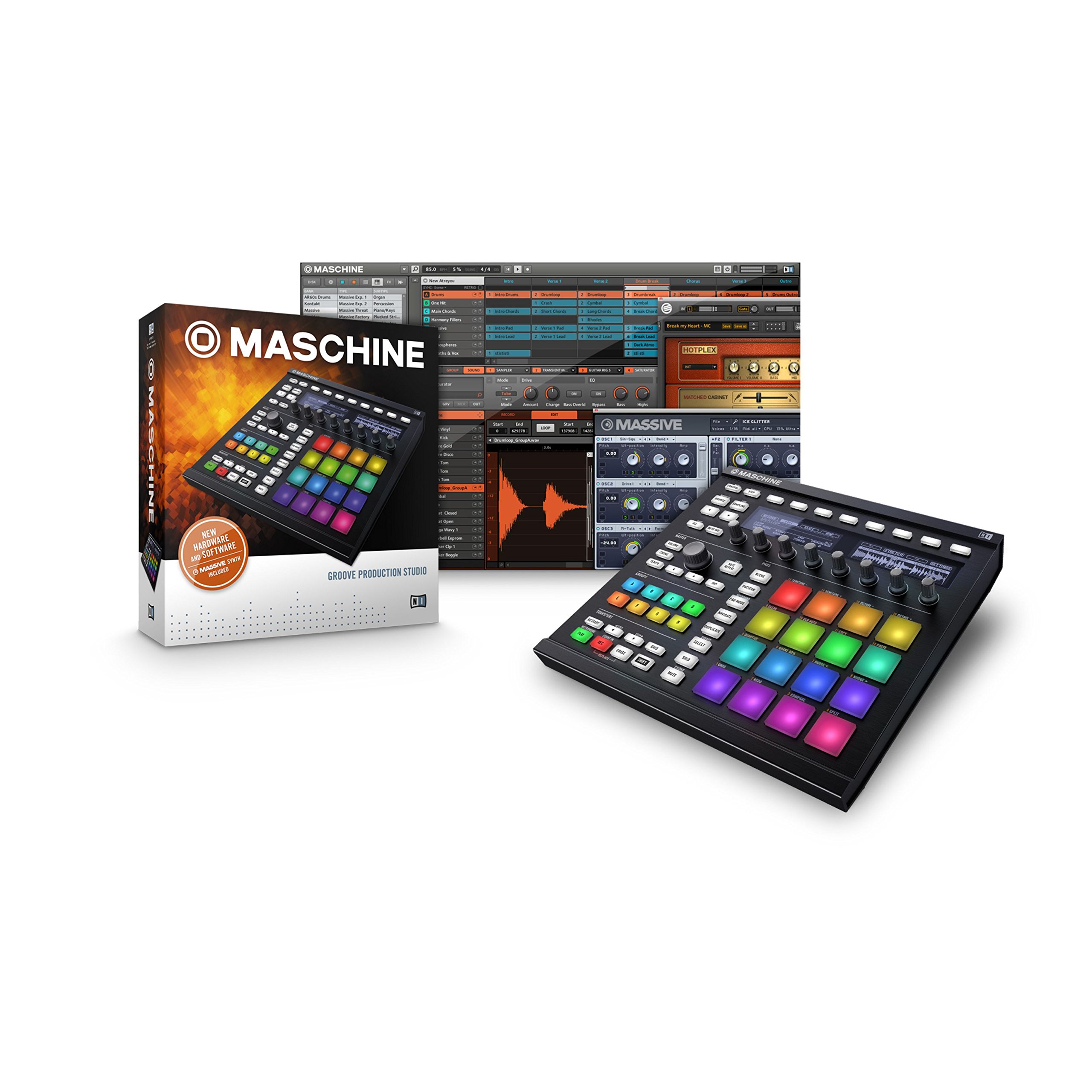 DTM・DAW MASCHINE MK2 Native Instruments MASCHINE MK2 Black | Guitar Center