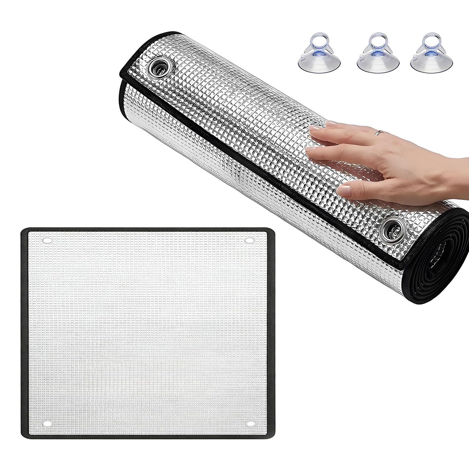 Cmjymx One Color Privacy Window Cover Total Blackout Reflective Sun Blocker Insulation Film