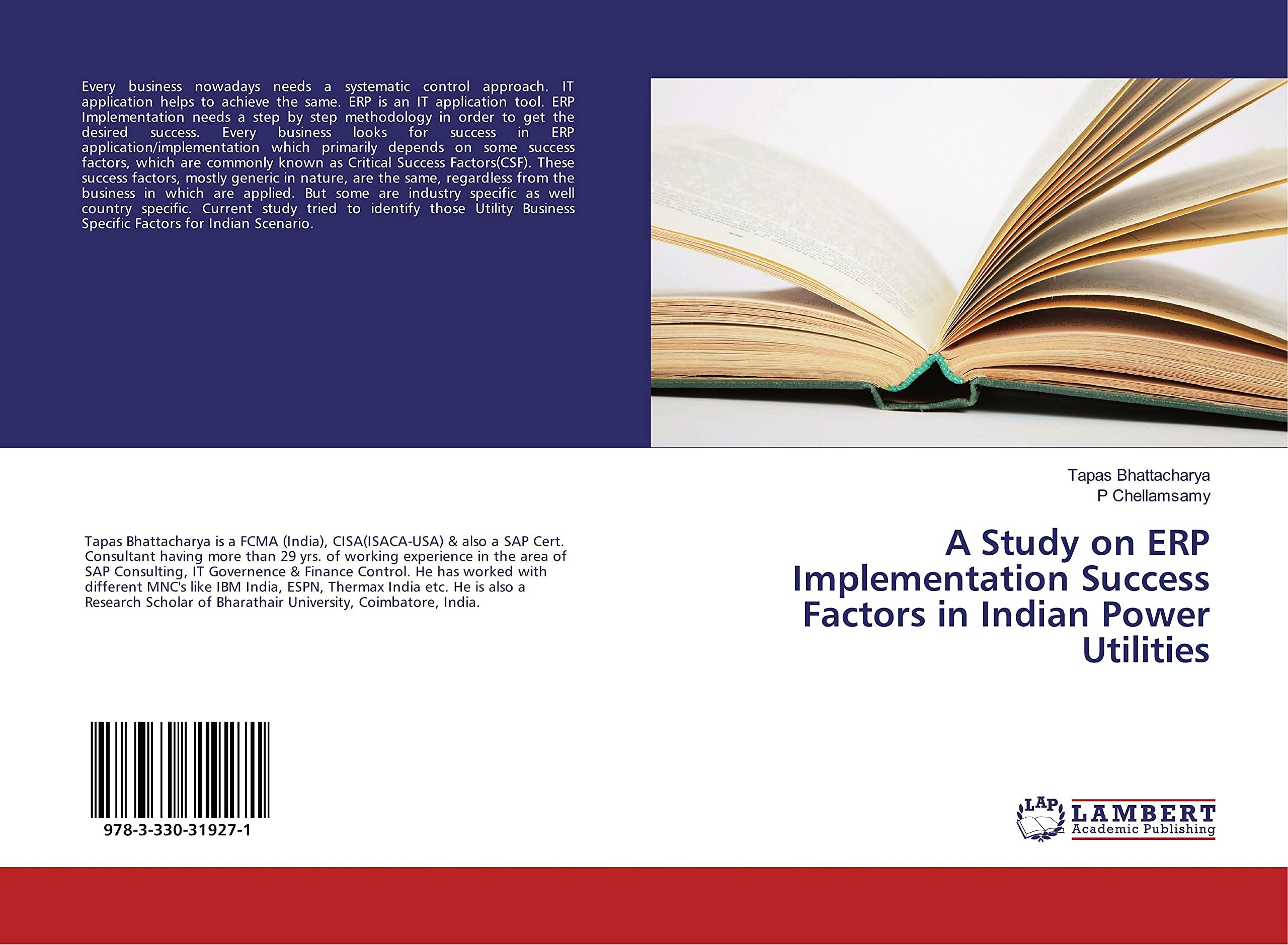A Study on ERP Implementation Success Factors in Indian Power Utilities