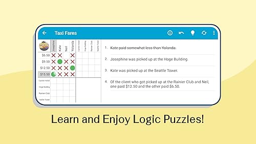 Logic Grid Puzzles - Brain Game - No Ads - Easy to Hard