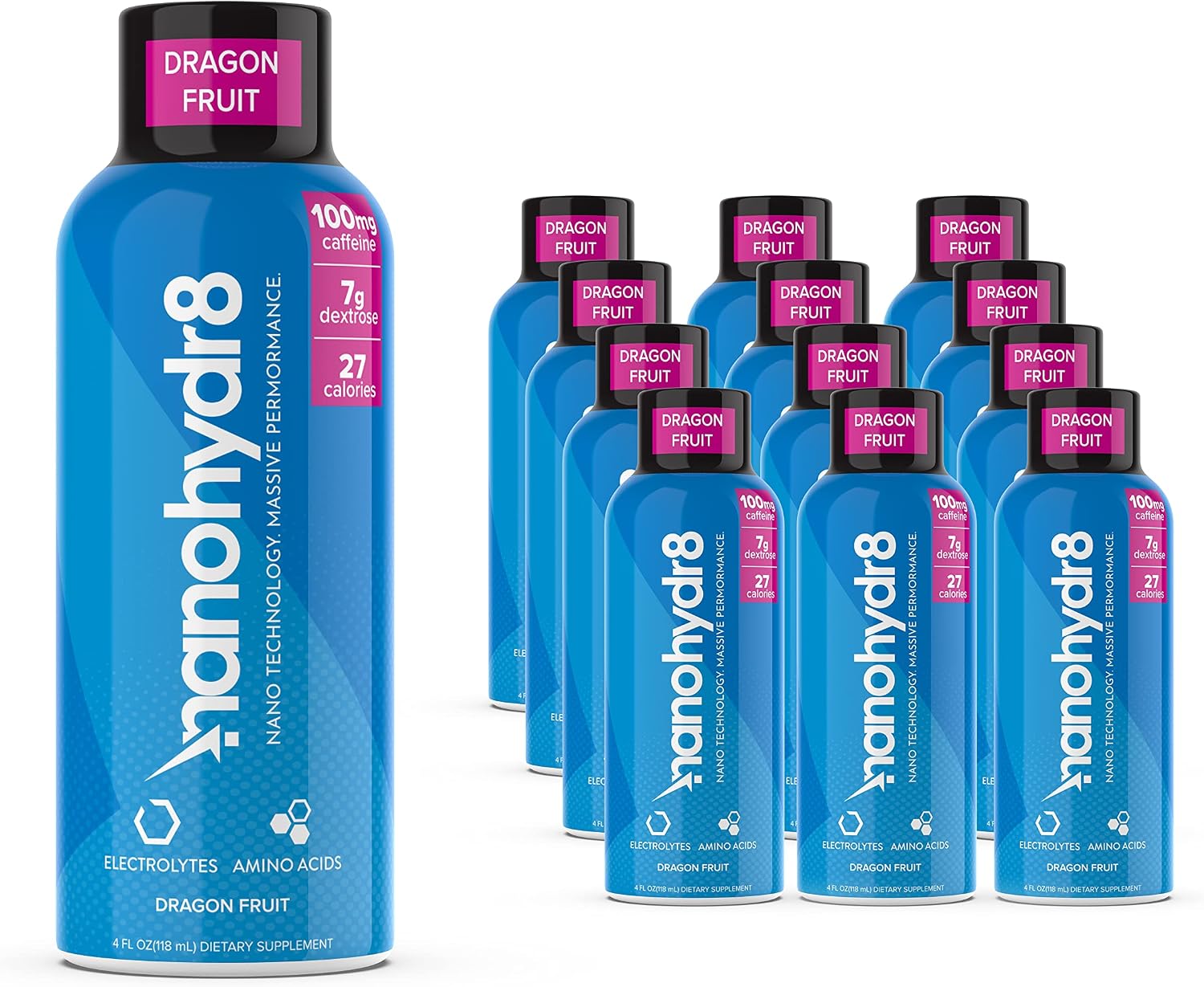 Nanohydr8 Workout Energy Drink with Nanotechnology for Fast Hydration and Electrolyte Recovery