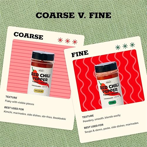 Vista 15 de HOXY Journey of Korea Red Chili Pepper 7oz - Gochugaru coreano. Condimento de especias de chile rojo para comida asiática. Sin MSG, certificado