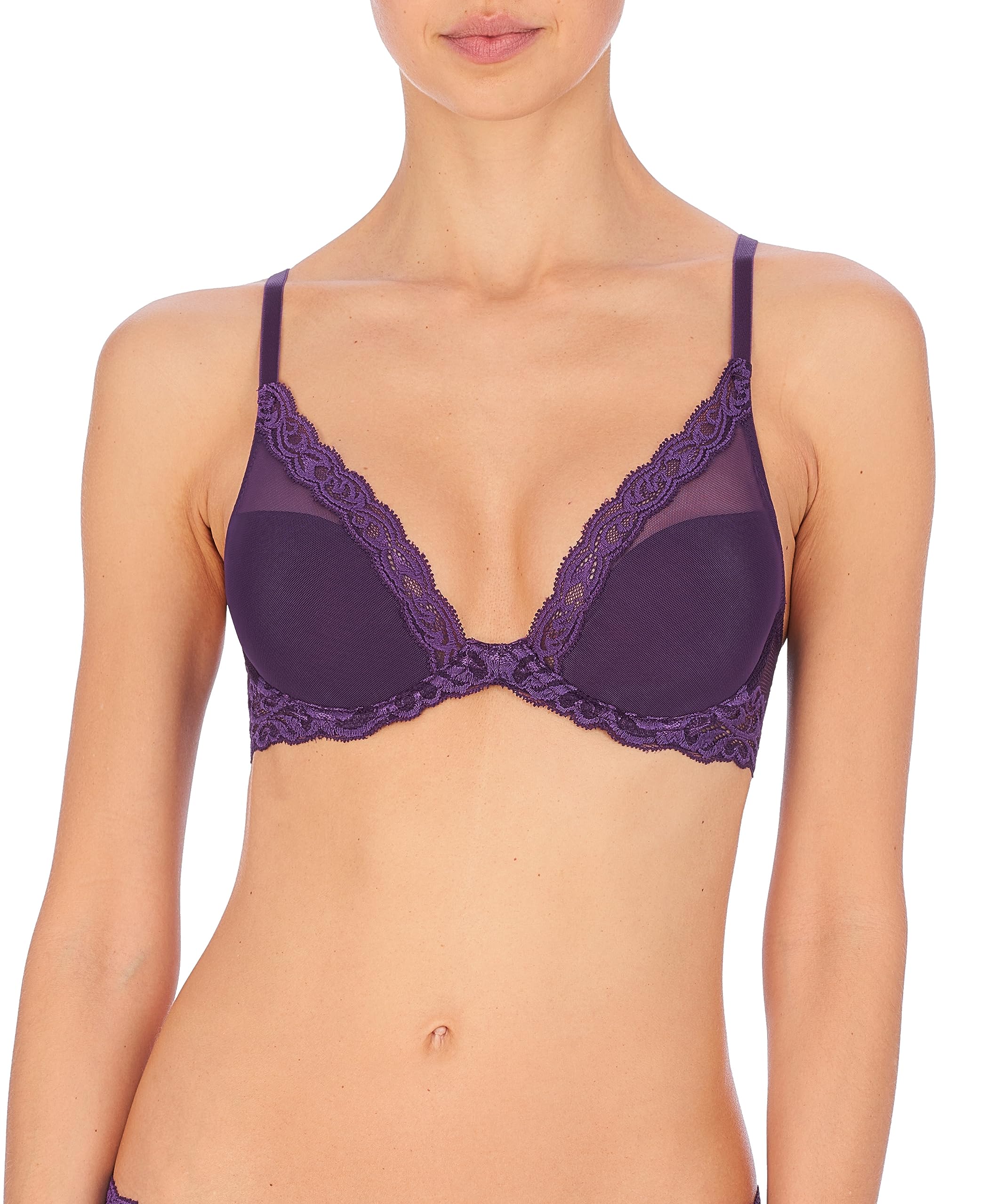 Natori Women Feathers Lace Plunge T-Shirt Bra — view 39