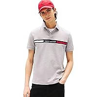 Tommy Hilfiger Uomo Maglietta Polo Maniche Corte Chest Insert Regular Fit