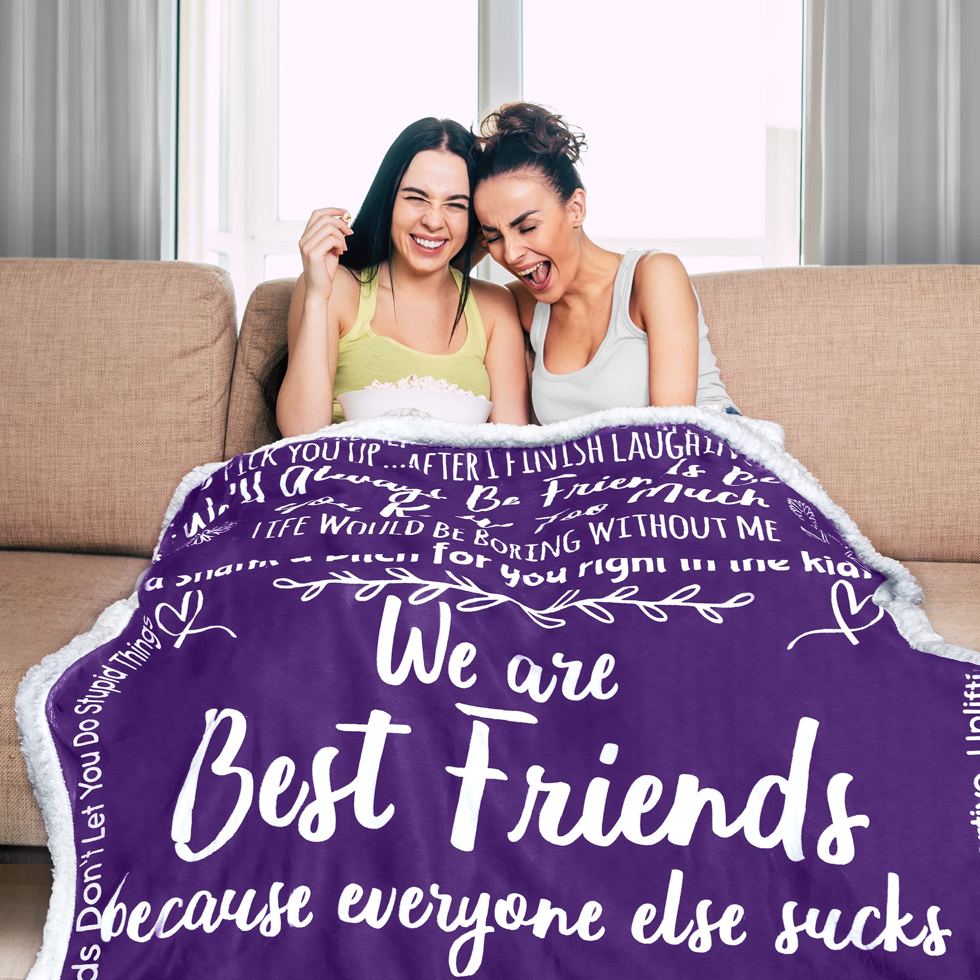 Amazon.com: Luxe Extreme Funny Best Friend Throw Blanket, Funny Birthday  Gifts for Women, Unique Fun Gag Friendship Gifts, for Women and Bestie, BFF  Gifts, Personalized Blankets : Home u0026 Kitchen
