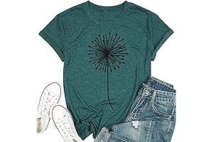 Sunflower Graphic Cotton Women's T-Shirts
