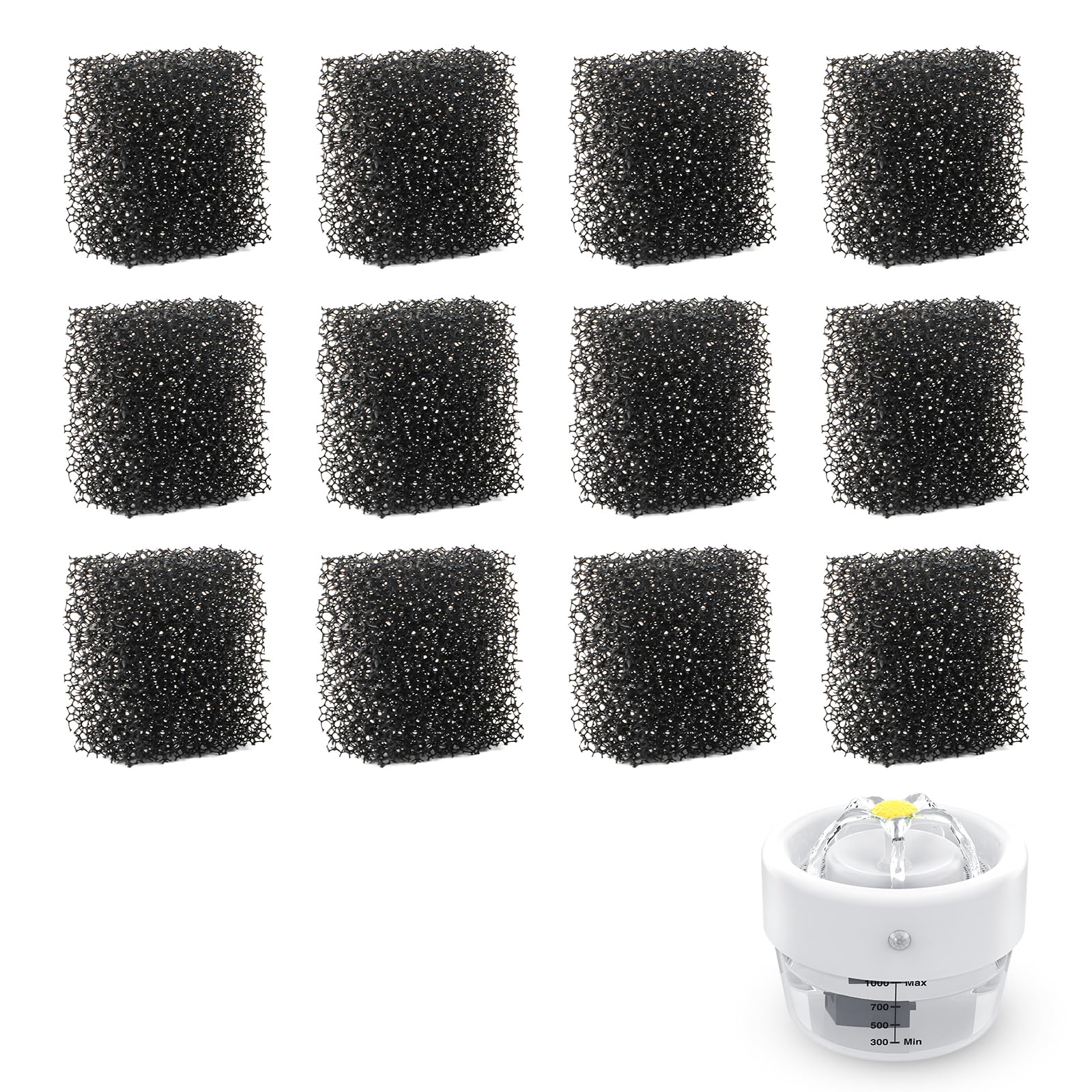 Filtres pour fontaine à eau Jewyow WF02 anti calcaire et odeurs