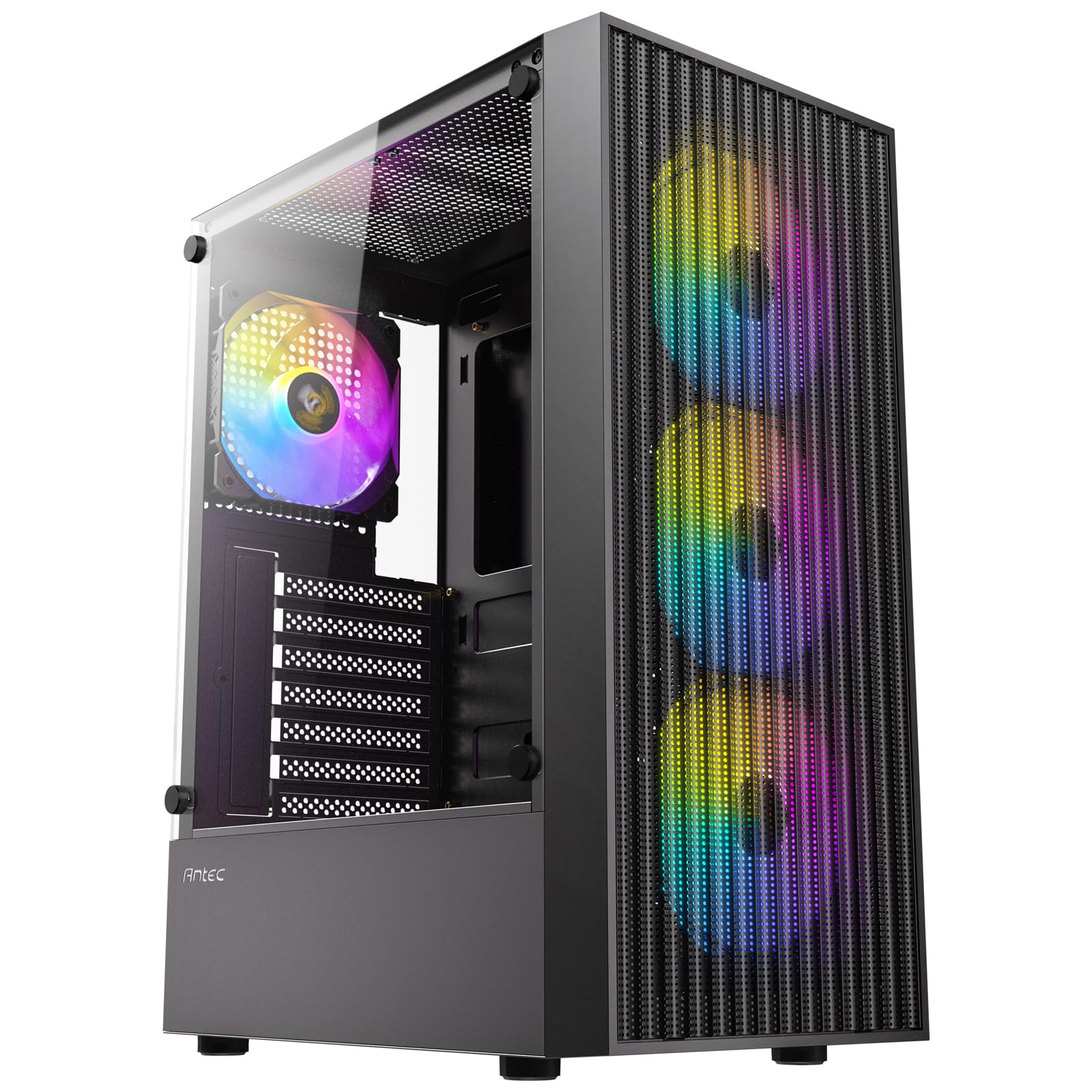 ANTEC AX27 RGB Elite PC Boîtier Midi Tower Gaming ATX, Noir