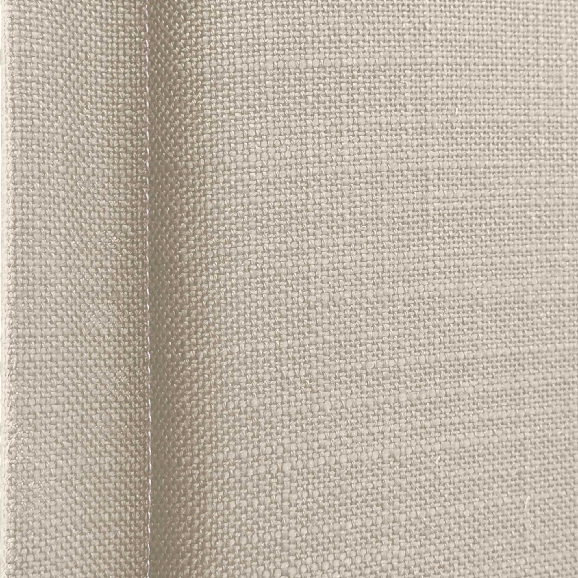 DHOME Solid Natural Linen Headboard with Trim Upholstered Headboard Bed Bedroom Modern Top Trending (Natural Linen, 160 x 105 cm with Legs (Beds 150/160)) - 5
