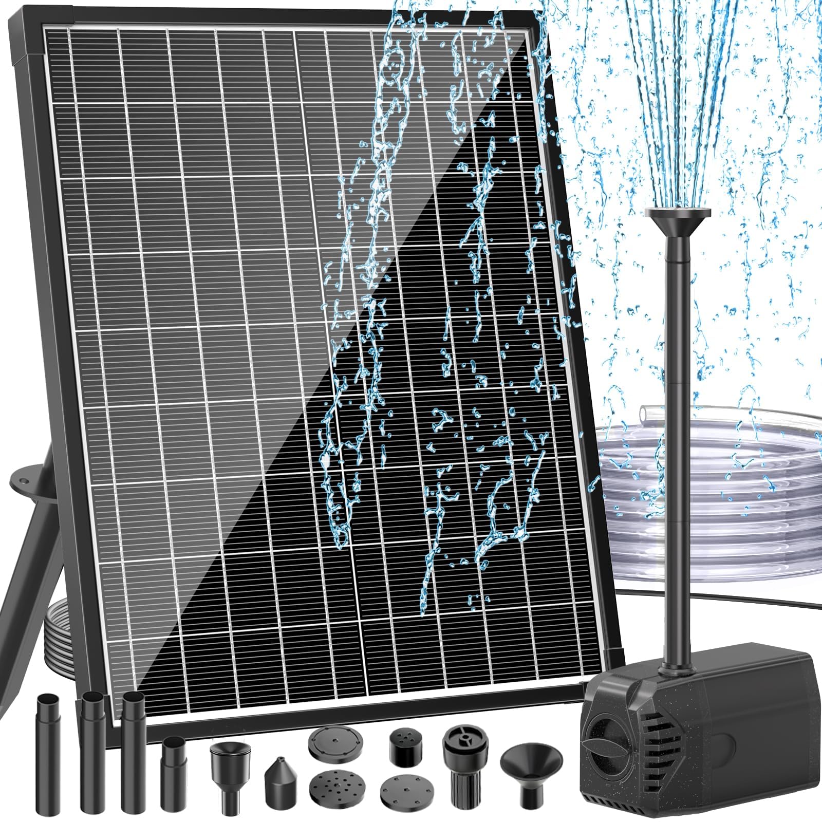 Antfraer 25W Solar Pond Pump