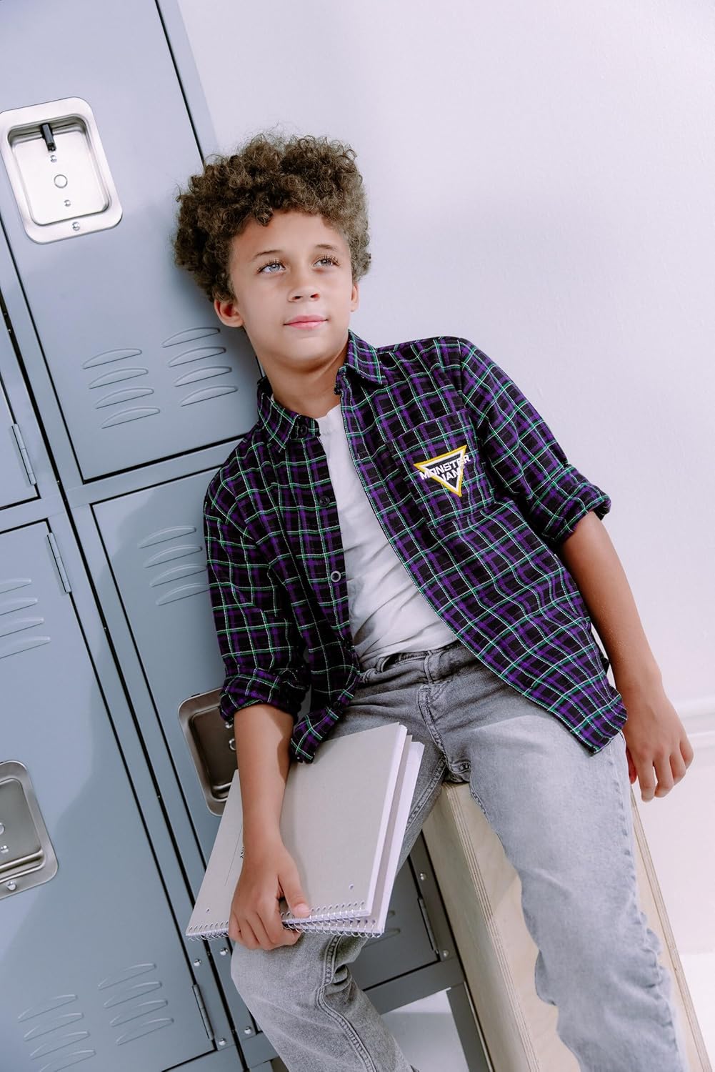 Monster Jam Flannel Matching Family Button Down Shirt Toddler to Adult Grave Digger - Image 2