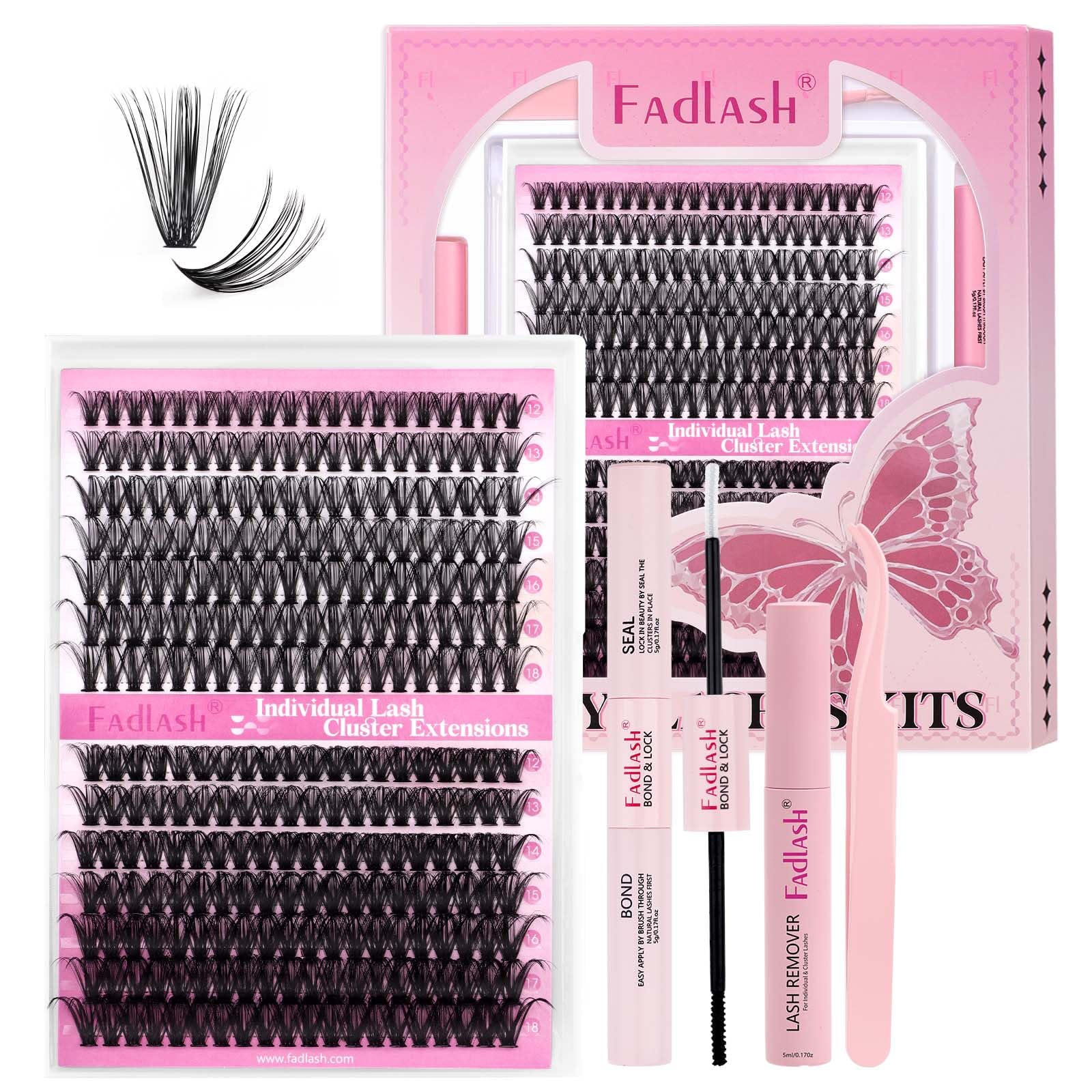 FADLASH Lash 120pcs 0.07mm D Curl 8-16mm 40D Mixed Trays Customizable DIY Eyelash Extensions for Beginners — view 105