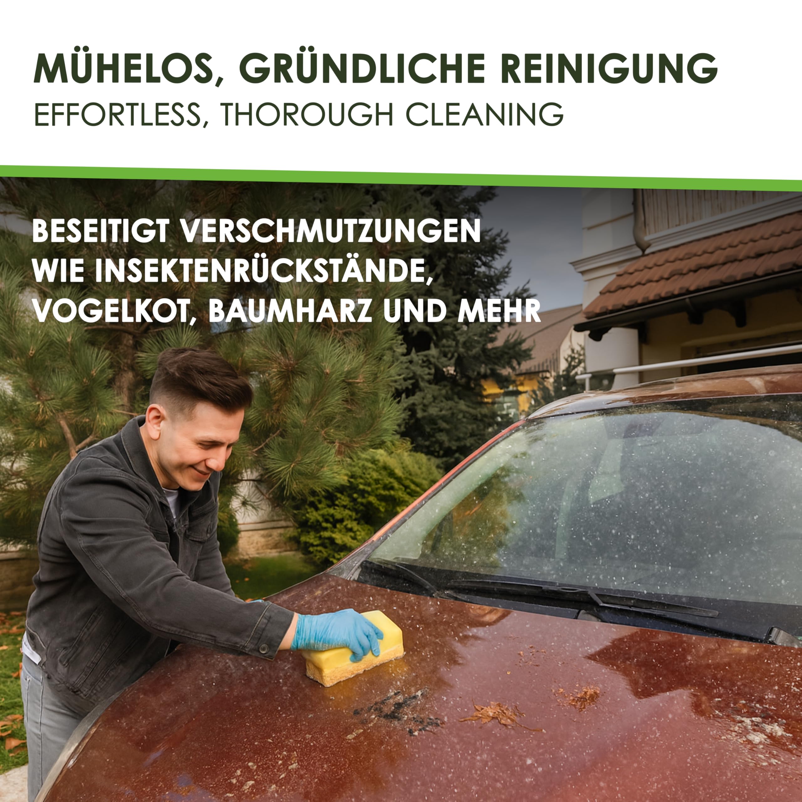 Profi Insektenentferner Auto - 25L I Insektenlöser für Auto & Motorrad - Ideal für Glas, Kunststoff, Lack & Chrom I Lackschonender KFZ Insektenentferner- Für optimale Vorwäsche