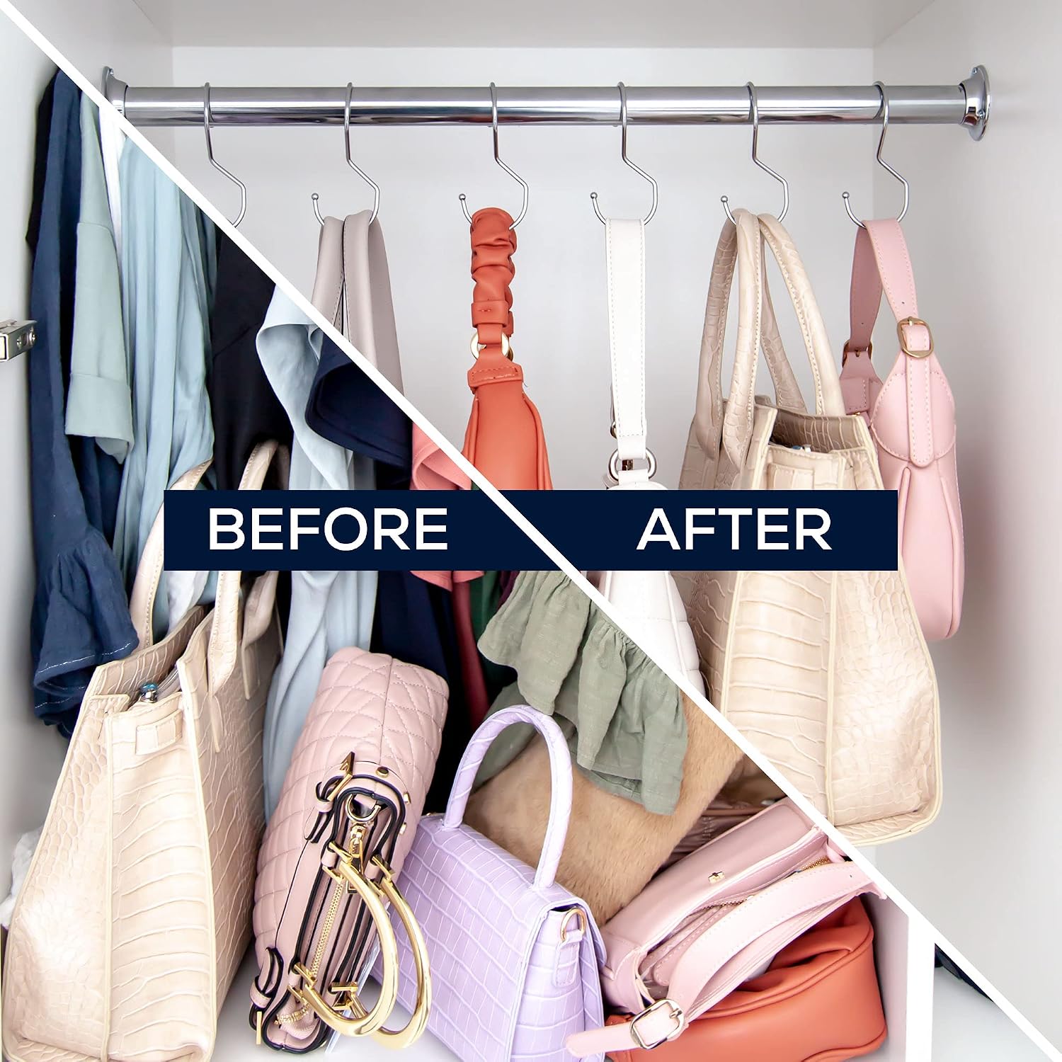 handbag hooks for wardrobe