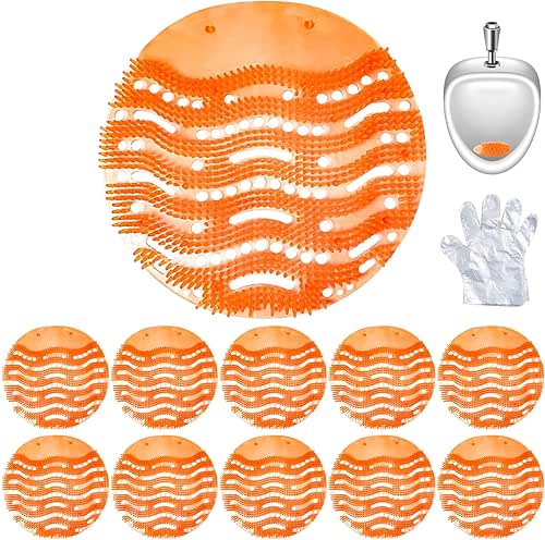 10 Packs Urinal Screens Deodorizer, Urinal Cake Anti-Splash&Odor Freshener –