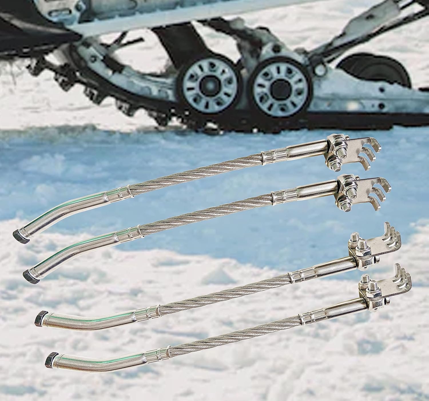 Upgraded Snowmobile Snow Scratchers Fit for Polaris Arctic