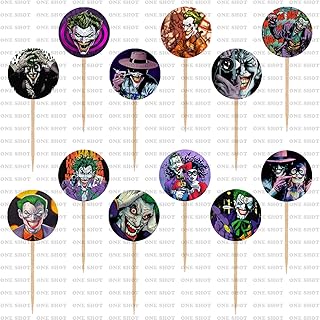 The Joker Cupcake Toppers