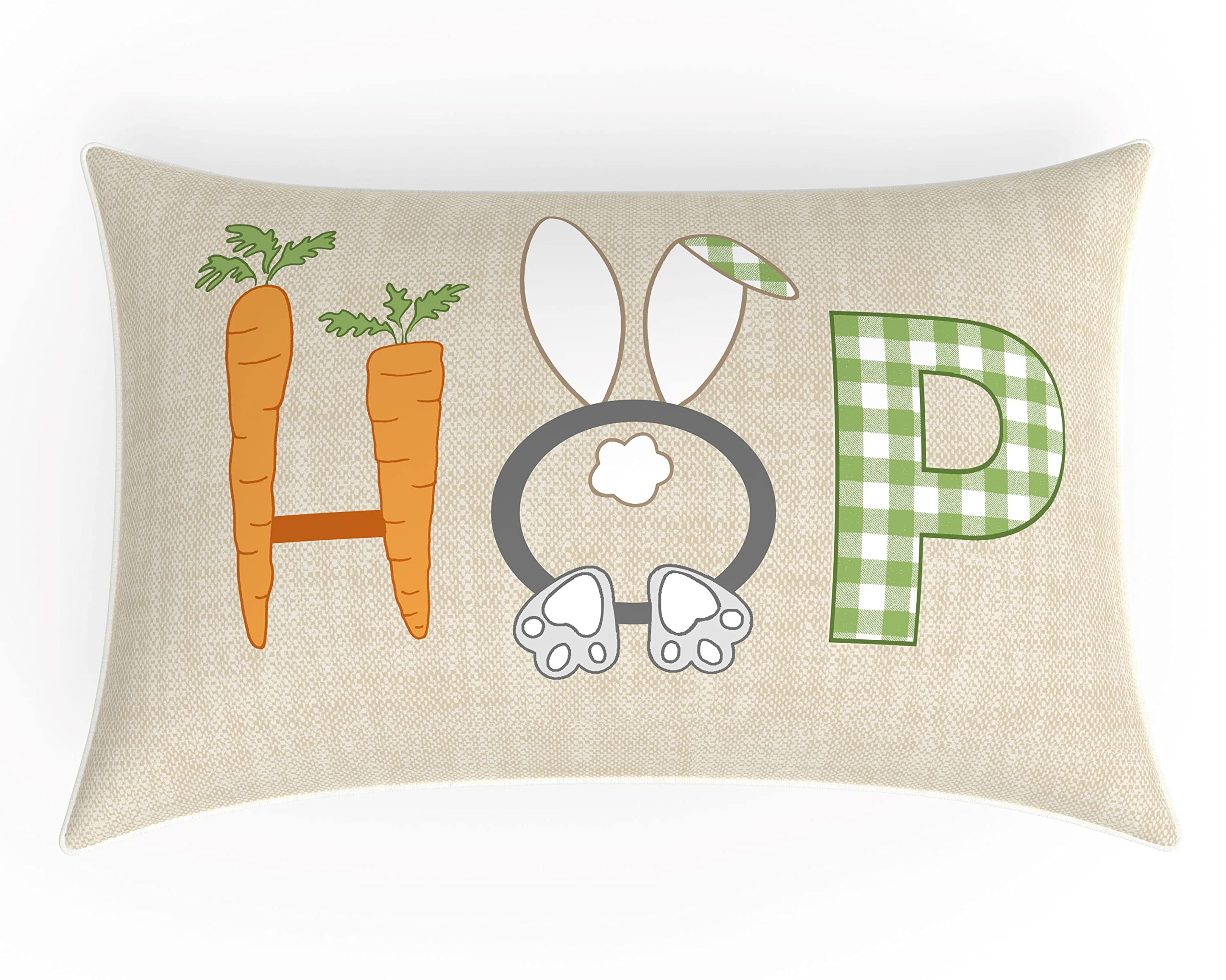 Pillow Perfect Easter Hop Natural Pillow