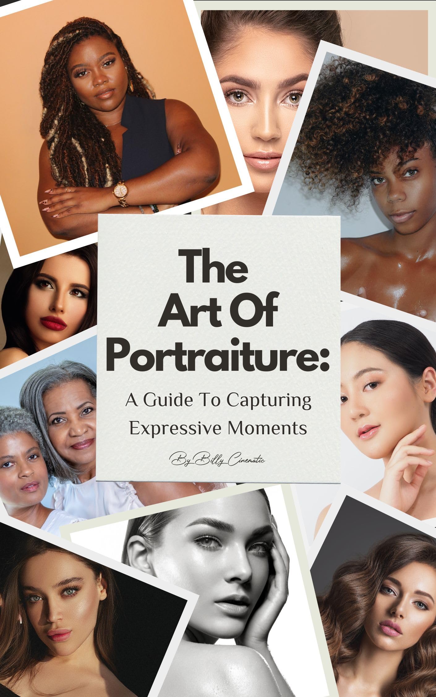 Livre portraiture art guide anglais photographie de visage technique