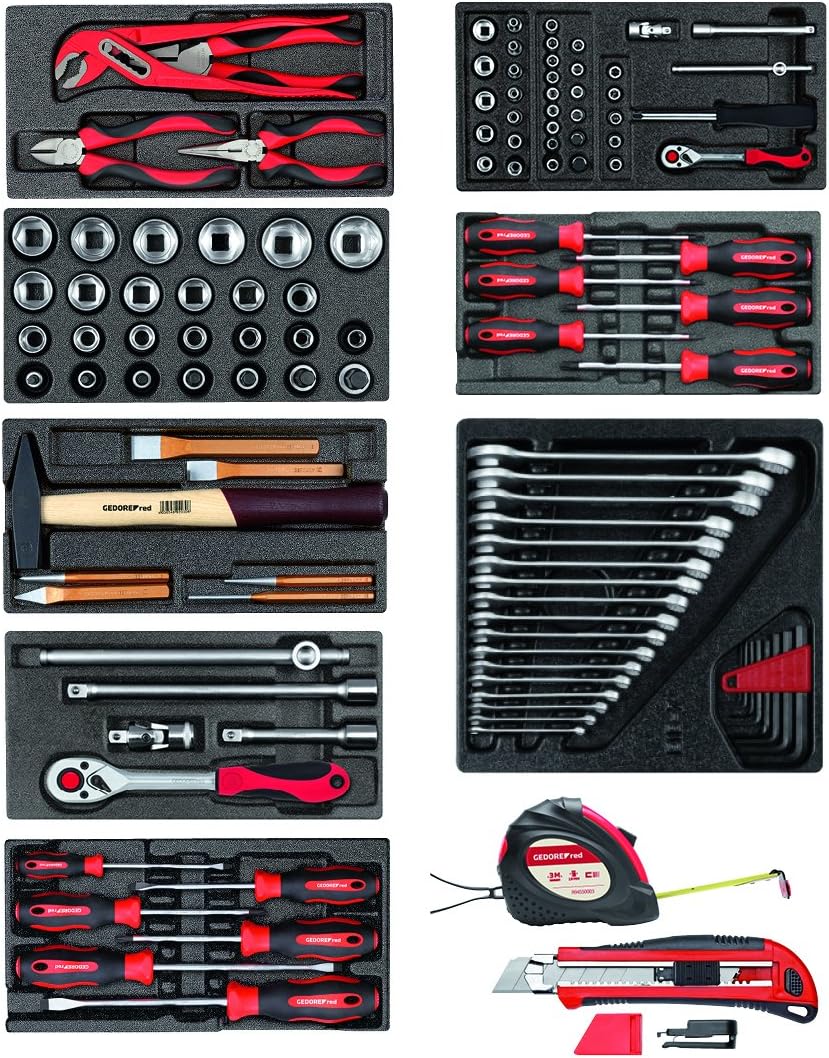 GEDORE RED Tool Set 8xCT modules 119pcs