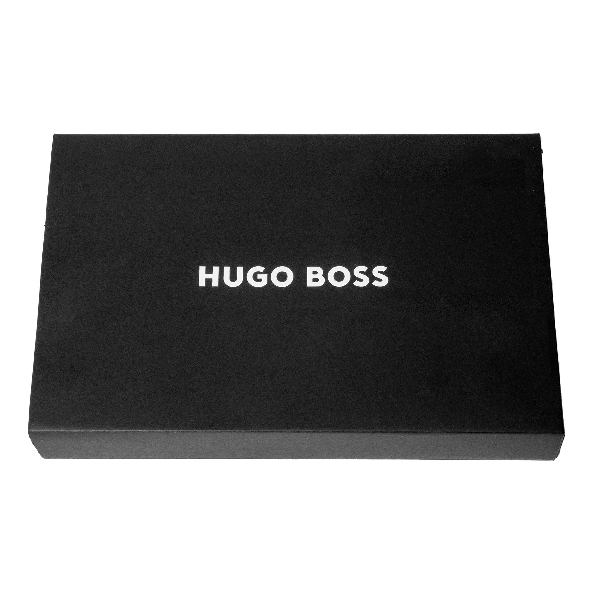 Hugo Boss Carpeta Conferencia Etiqueta Negro A5