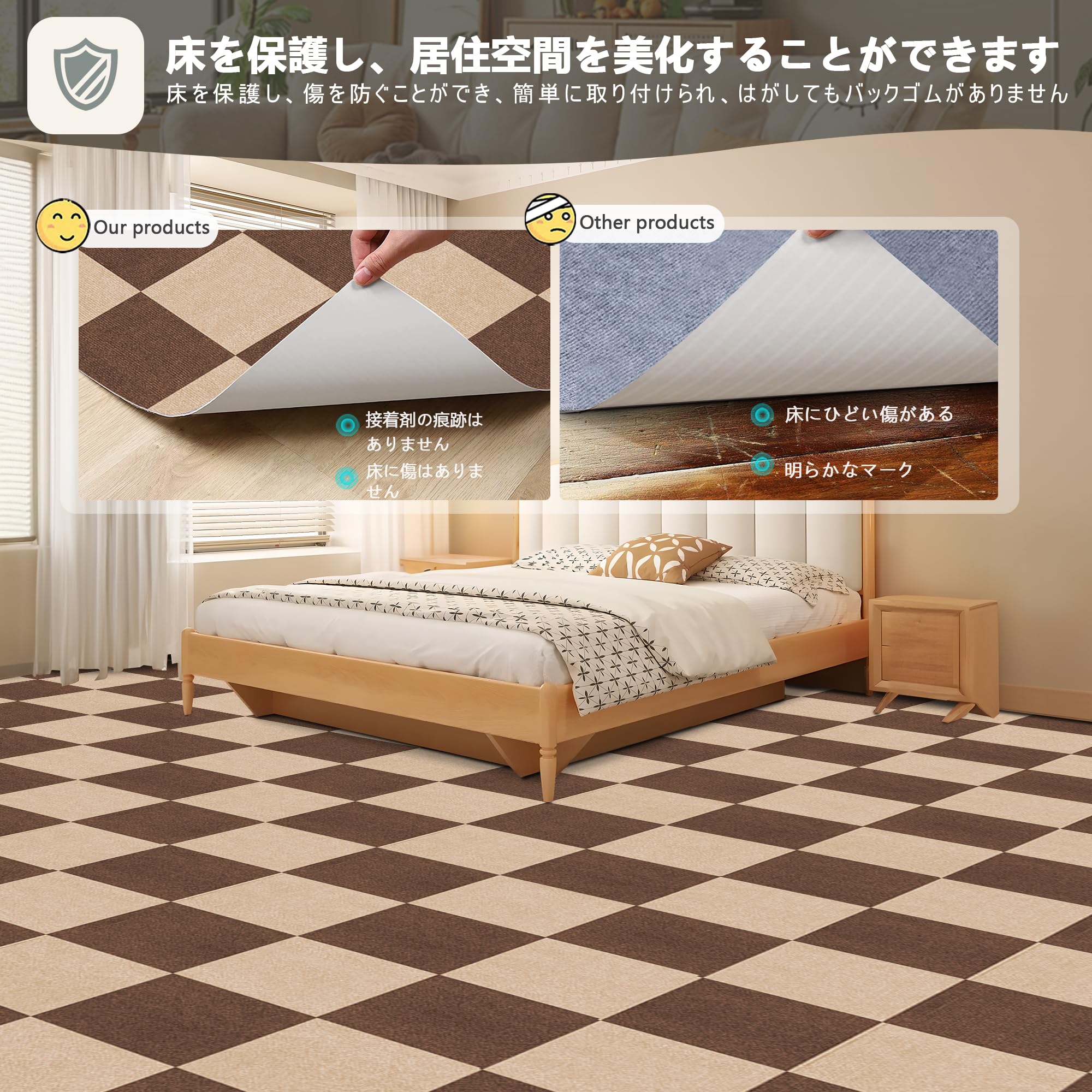 Amazon.co.jp: 【Amazon 限定ブランド】WEIDUOYI ジョイントマット【30 