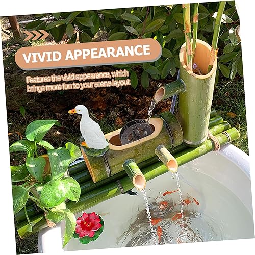 Miniatura 2 de Yardwe 2pcs Pequeño Prop Pequeñas Estatuas Decoración Jardín Adornos Jardín Decoración Estanque Decoración Jardín Ornamento Estatuilla Resina