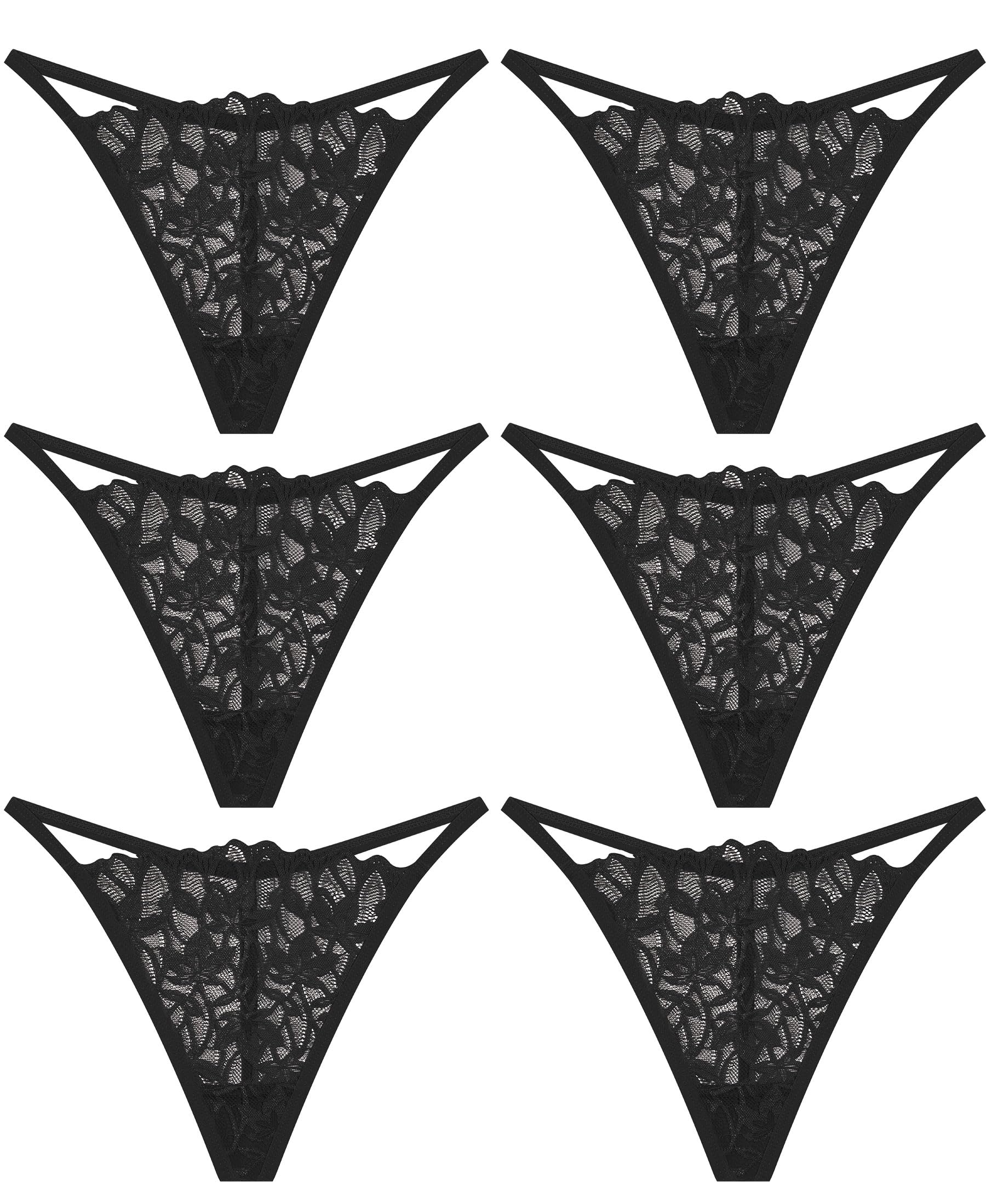 Sth Big G String Tanga Damen Sexy Spitze Strings Damen Set Spitzen Unterwäsche Frauen Tangas Slip Lingerie Woman Thongs Mehrpack