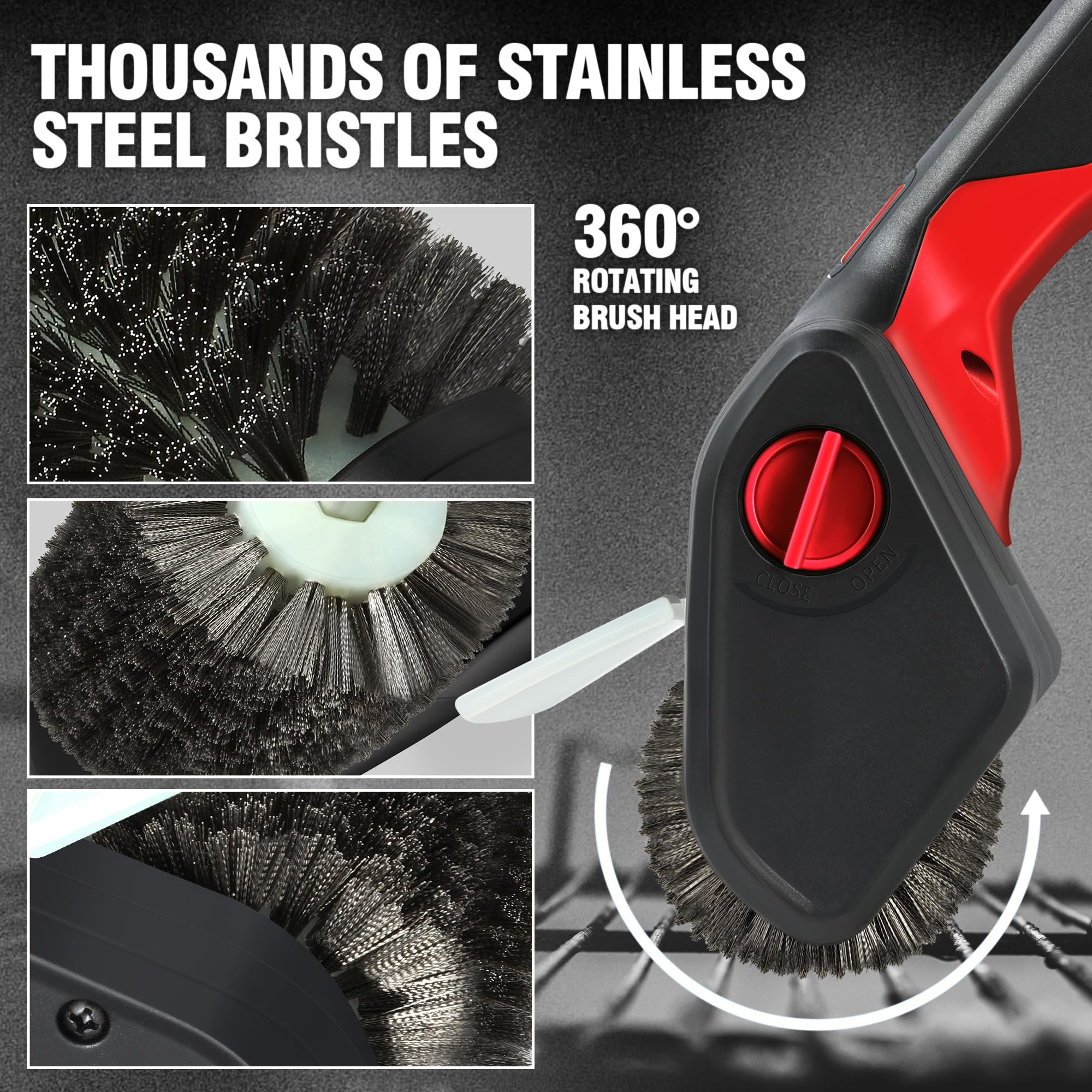 Amazon.com: DNA Motoring Cordless Electric Grill Cleaning Scrub