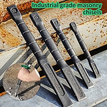 Amazon | 産業石工ノミ手ガード付きフラットエンドロック