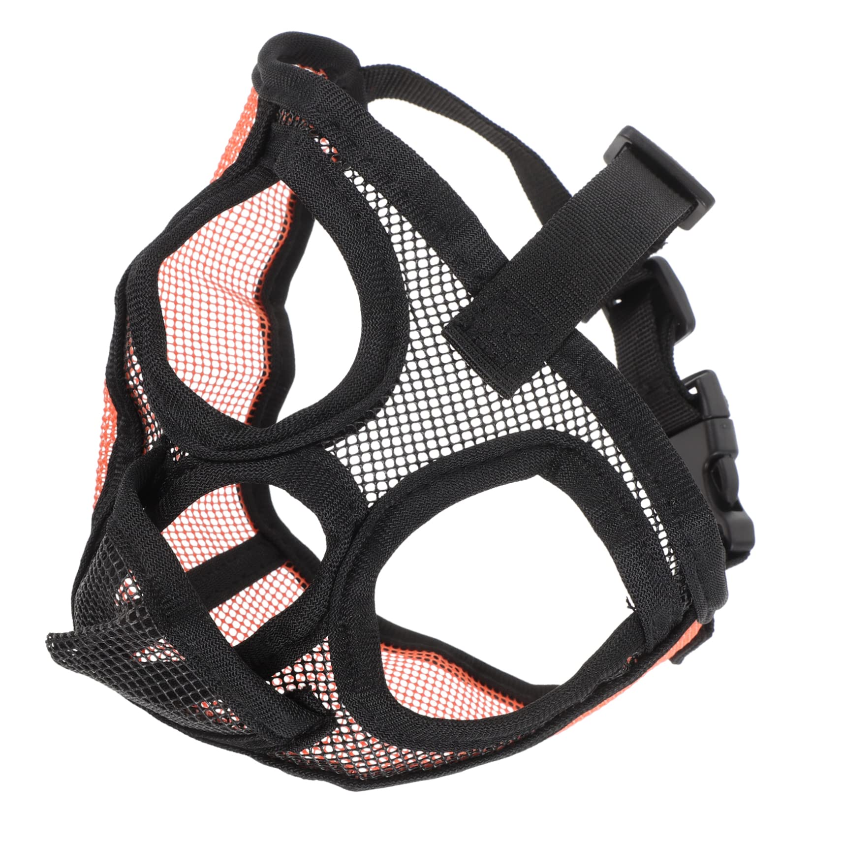 BESPORTBLE 4pièces Muselière Respirante Maille pour Chiens à Museau Court Conçue pour Aboiements Et Morsures Ajustable Et Confortable